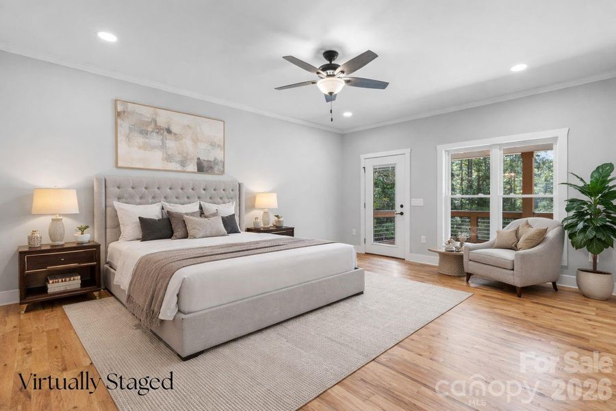 Furnished interior view inside a new home in , Connelly Springs (Image 9).
