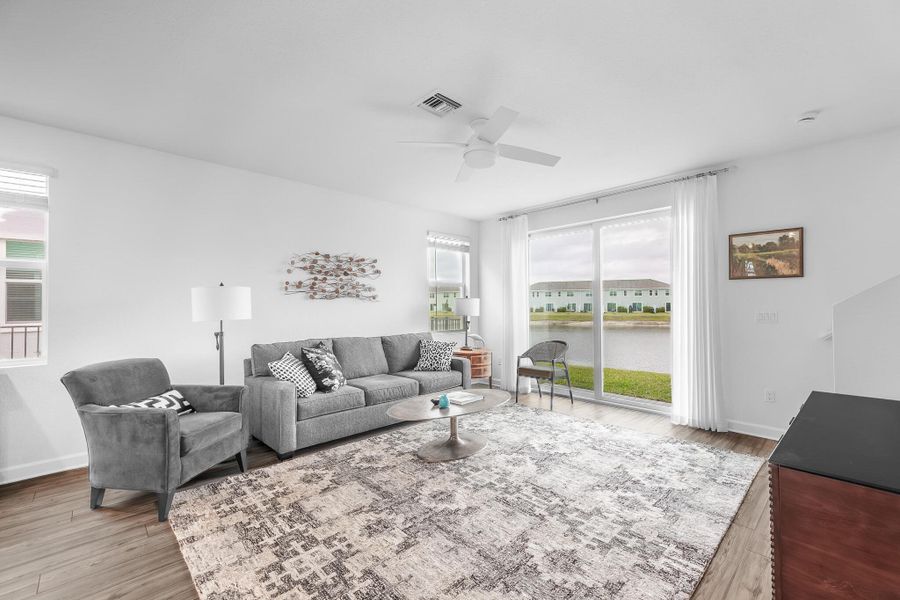 Furnished interior view inside a new home in , Port St. Lucie (Image 21). Furnished interior view inside a new home in , Port St. Lucie (Image 21).