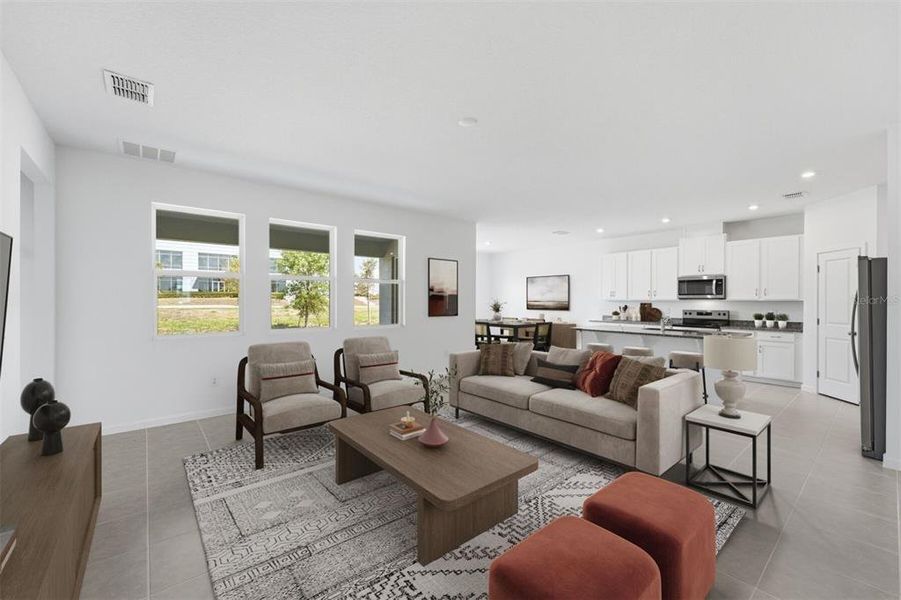 Furnished interior view inside a new home in Meadowlark Landing, Apopka (Image 13).