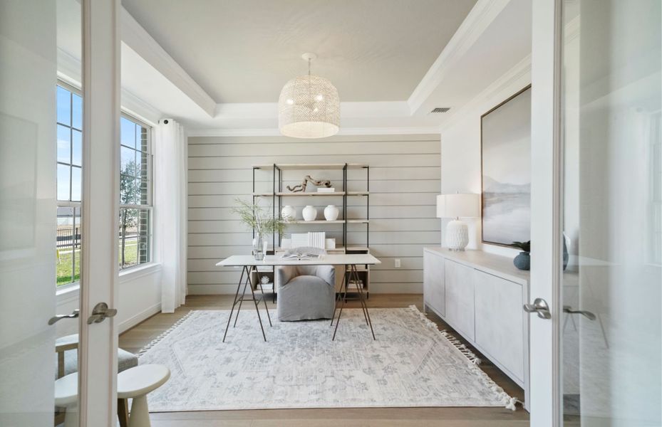 Representative furnished interior of a home built from the Stardom by Del Webb in Del Webb Sugar Land at Ryehill, Rosenberg (Image 9). Representative furnished interior of a home built from the Stardom by Del Webb in Del Webb Sugar Land at Ryehill, Rosenberg (Image 9).