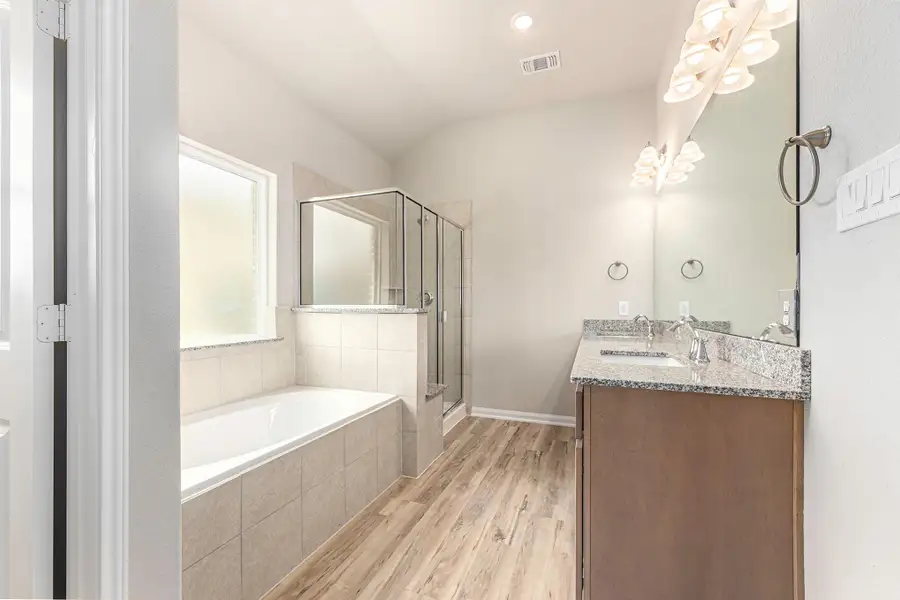 Furnished interior view inside a new home in , Bay City (Image 13). Furnished interior view inside a new home in , Bay City (Image 13).