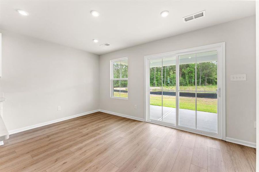 Spacious, unfurnished interior of a new home in Bell Creek Single Family Homes, Winnabow (Image 15). Spacious, unfurnished interior of a new home in Bell Creek Single Family Homes, Winnabow (Image 15).