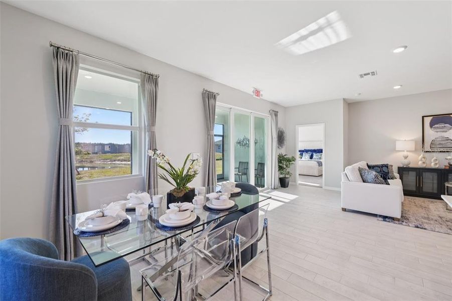 Furnished interior view inside a new home in , Punta Gorda (Image 28).