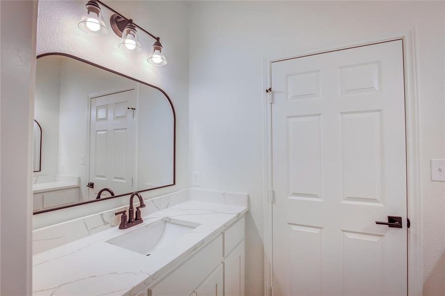 Bathroom with vanity Bathroom with vanity