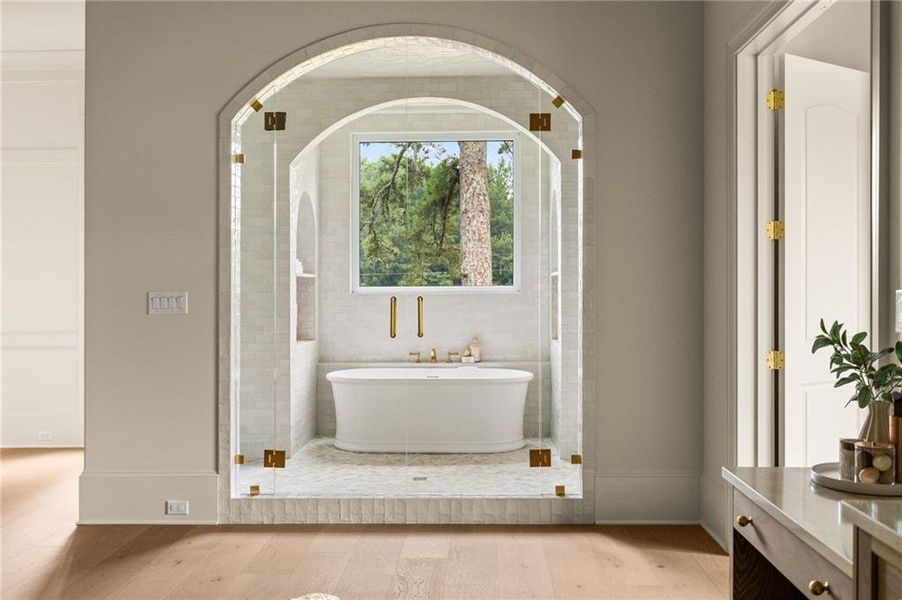 Furnished interior view inside a new home in , Canton (Image 17).