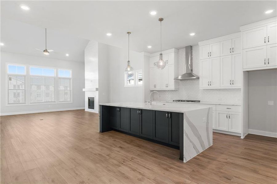 Furnished interior view inside a new home in Promenade at Sawnee Village, Cumming (Image 6).