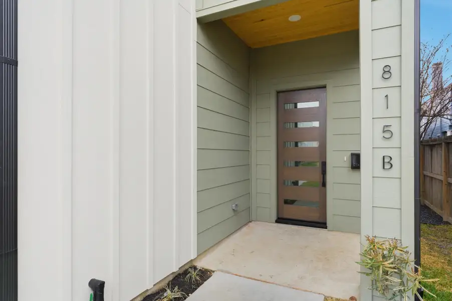 A welcoming front porch.