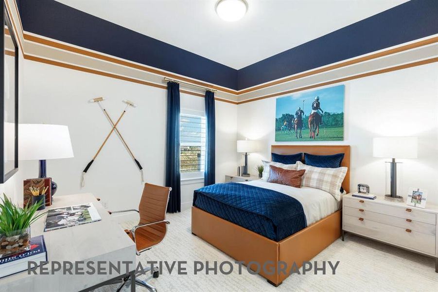 Furnished interior view inside a new home in Cambridge Crossing, Celina (Image 28).