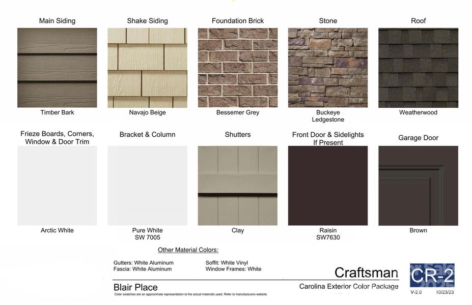 Exterior Color Scheme. Locked and cannot be changed or modified.