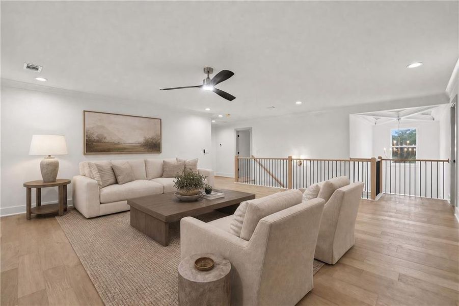 Furnished interior view inside a new home in , Gainesville (Image 9).