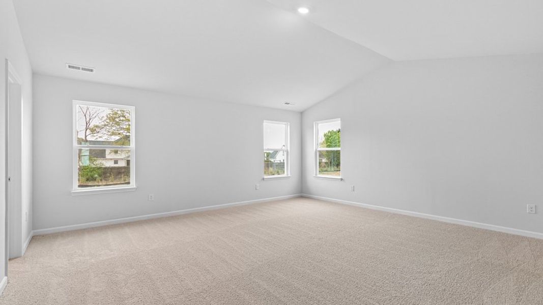 Spacious, unfurnished interior of a new home in Galvins Ridge, Sanford (Image 23). Spacious, unfurnished interior of a new home in Galvins Ridge, Sanford (Image 23).