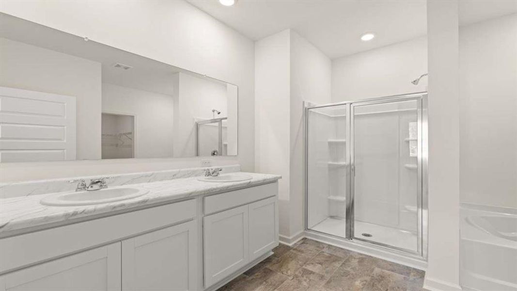 Furnished interior view inside a new home in Champion's Run, Lithonia (Image 4).