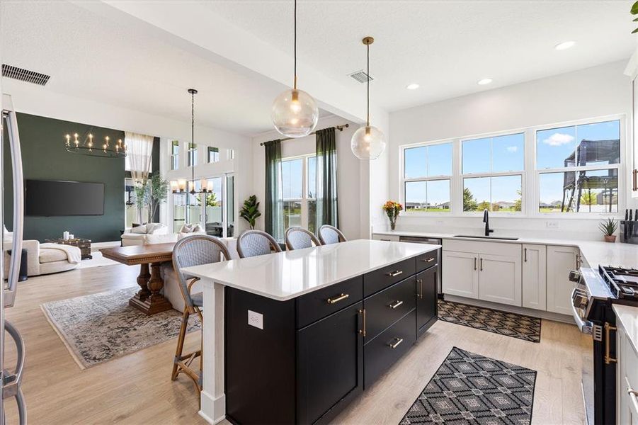 Furnished interior view inside a new home in , Okahumpka (Image 34).
