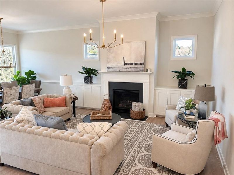 Furnished interior view inside a new home in Cooks Farm, Woodstock (Image 5).