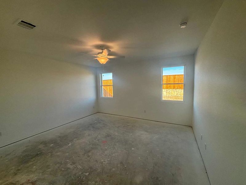 Primary Bedroom Construction Progress