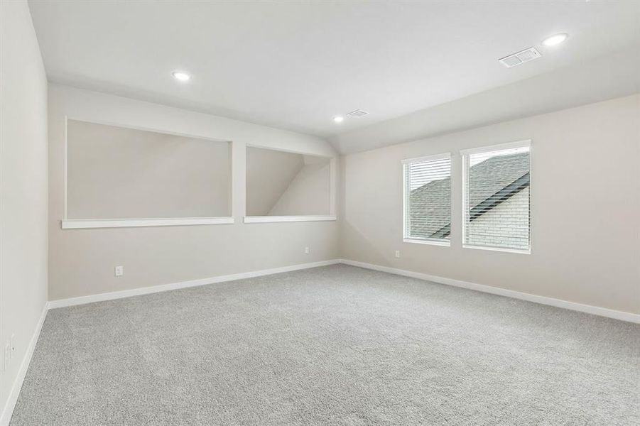 Game Room in the Winters home plan by Trophy Signature Homes – REPRESENTATIVE PHOTO