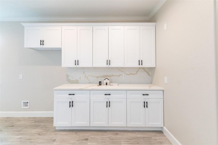 Furnished interior view inside a new home in , Cleveland (Image 11).