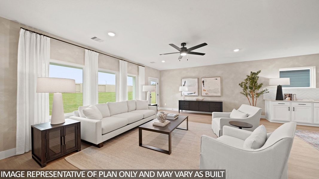 Furnished interior view inside a new home in Sunterra Lakes, Brookshire (Image 11).