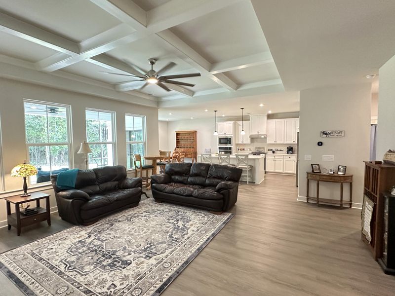 Furnished interior view inside a new home in , Awendaw (Image 45).