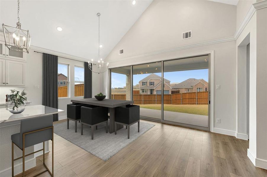 Furnished interior view inside a new home in Gateway Parks, Forney (Image 20).