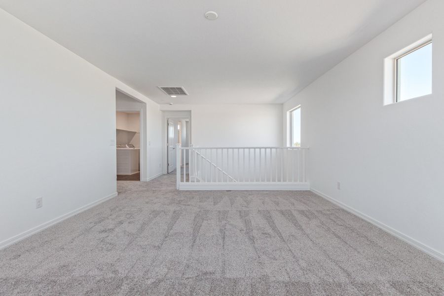 Representative unfurnished interior of a home built from the Evergreen by Taylor Morrison in Lucero Discovery Collection, Goodyear (Image 31).