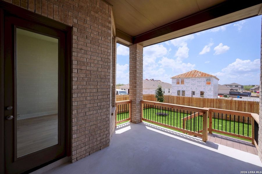 Exterior details and patio area of a home in VIDA, San Antonio (Image 3).