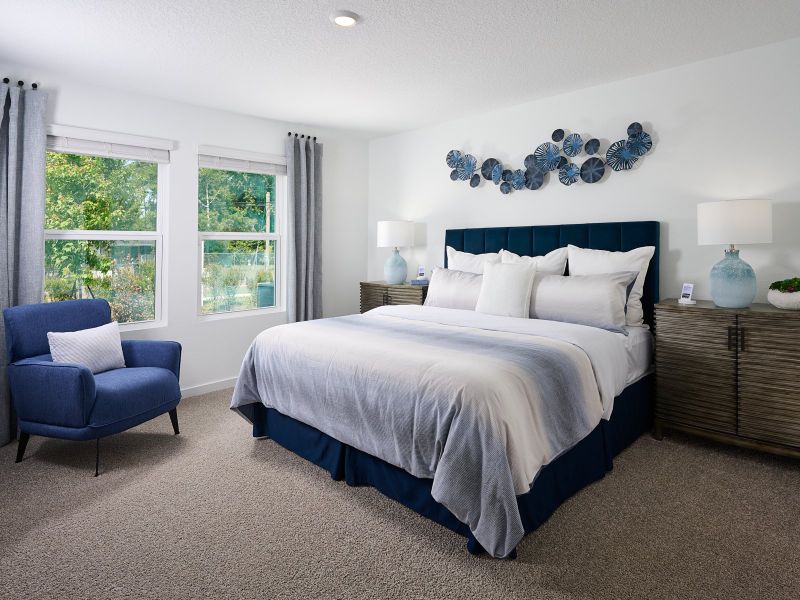 Furnished interior view inside a new home in Cypress Meadows - Classic Series, Jacksonville (Image 8).