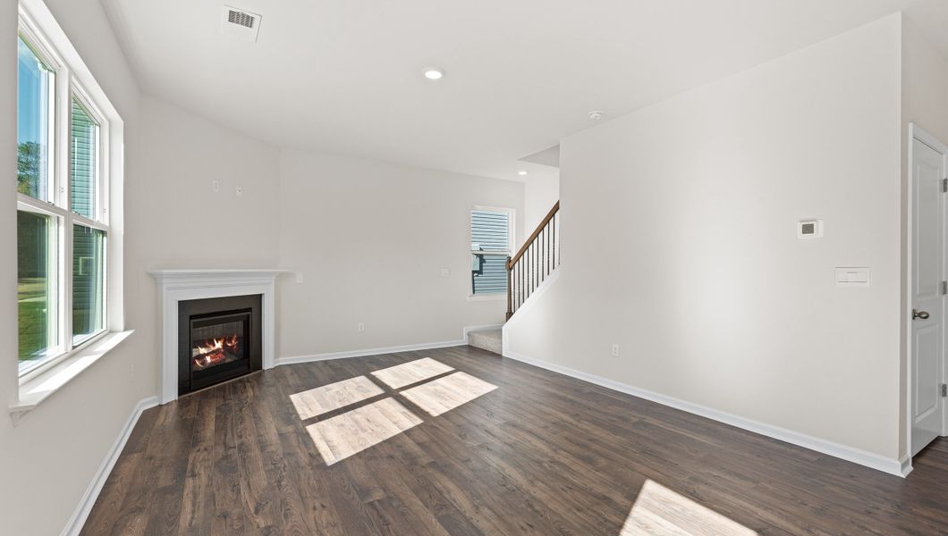 Spacious, unfurnished interior of a new home in Durbin Meadows Traditions, Fountain Inn (Image 15). Spacious, unfurnished interior of a new home in Durbin Meadows Traditions, Fountain Inn (Image 15).
