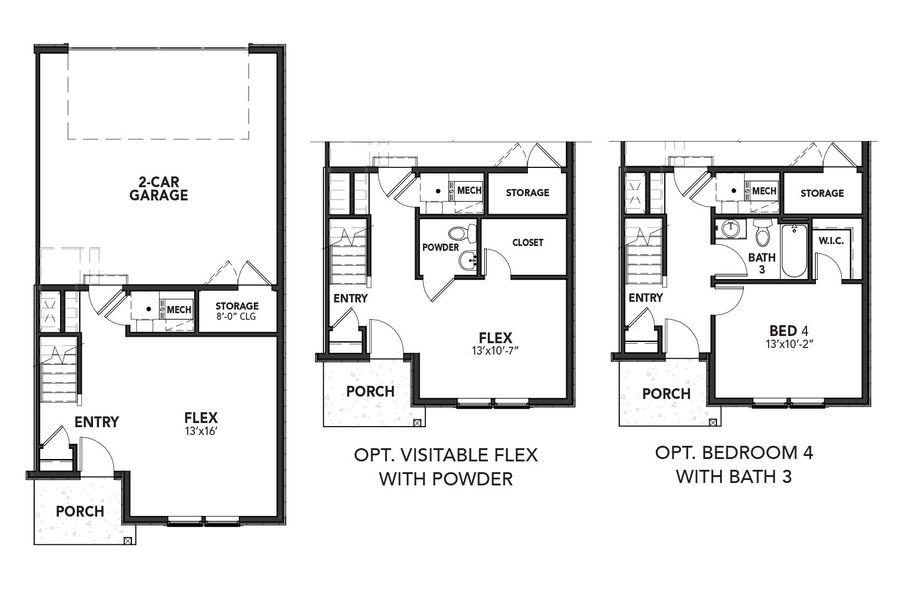 2D floor plan layout of this home in Windler Townhomes, Aurora, CO (Image 3). 2D floor plan layout of this home in Windler Townhomes, Aurora, CO (Image 3).