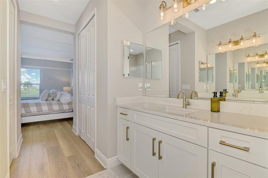 Furnished interior view inside a new home in , Sarasota (Image 23).