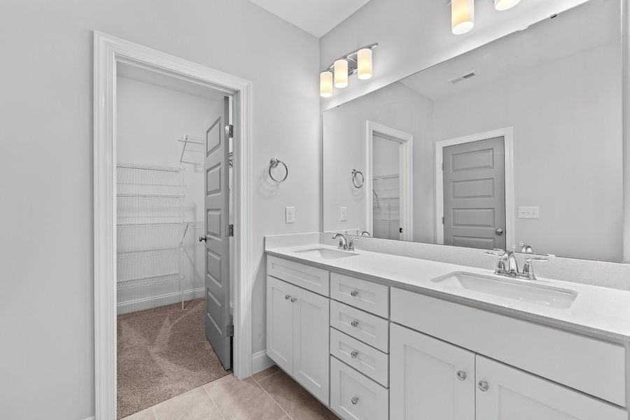 Representative furnished interior of a home built from the The Hemlock by RobuckHomes in Kennebec Crossing, Angier (Image 13).
