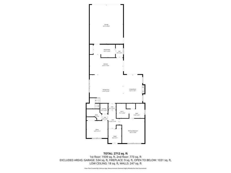 2D floor plan layout of this home in , Ball Ground, GA (Image 6).