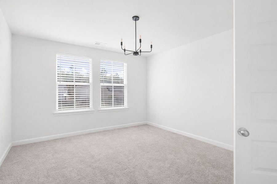 Spacious, unfurnished interior of a new home in Sweetgrass at Summers Corner, Summerville (Image 20).