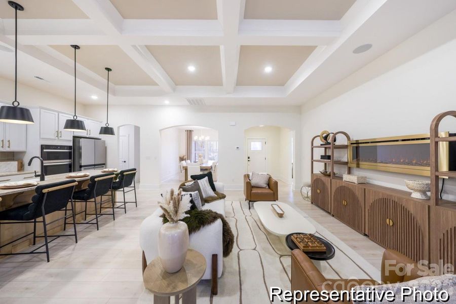 Furnished interior view inside a new home in Huntington Hills, Lincolnton (Image 16).