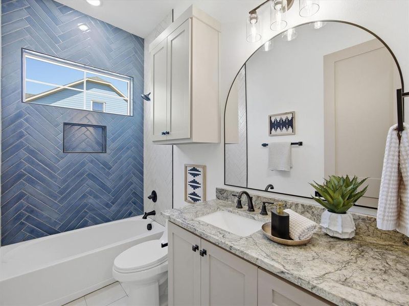 Furnished interior view inside a new home in , Midlothian (Image 31). Furnished interior view inside a new home in , Midlothian (Image 31).