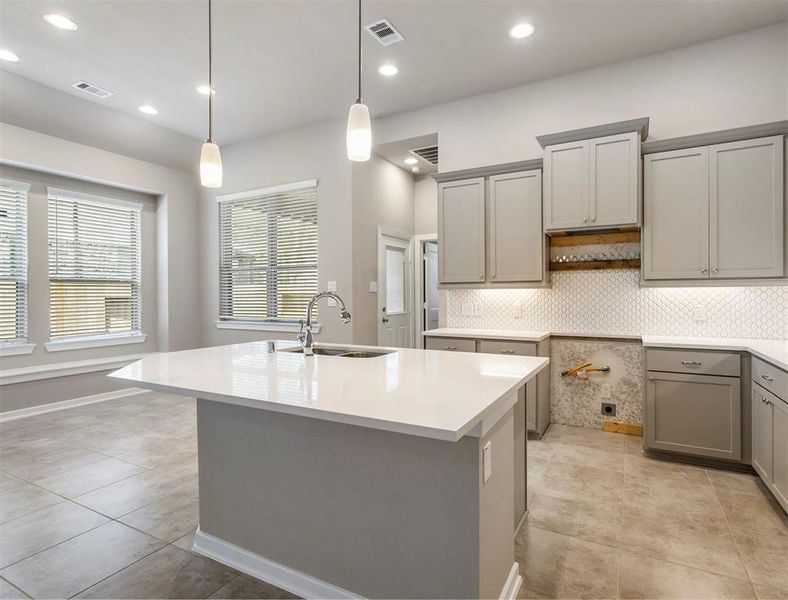 Furnished interior view inside a new home in Wood Leaf Reserve, Tomball (Image 13).
