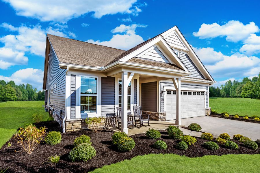 Representative exterior photo of a completed home built from the Camden by Fischer Homes in Easton Park, Dallas, GA (Image 24).