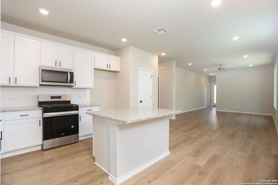 Furnished interior view inside a new home in Fairway Crossing 40s, San Antonio (Image 7).