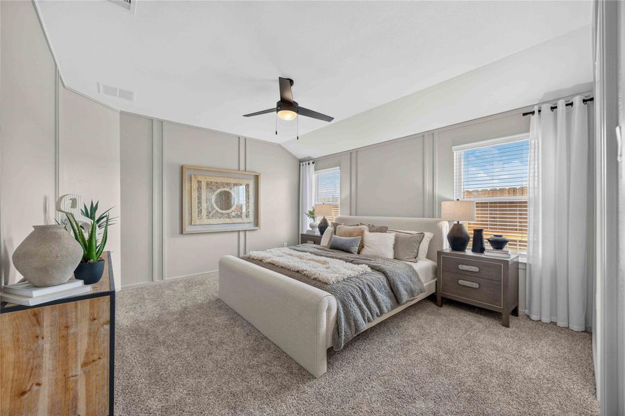 Furnished interior view inside a new home in Allison Park, Houston (Image 14). Furnished interior view inside a new home in Allison Park, Houston (Image 14).