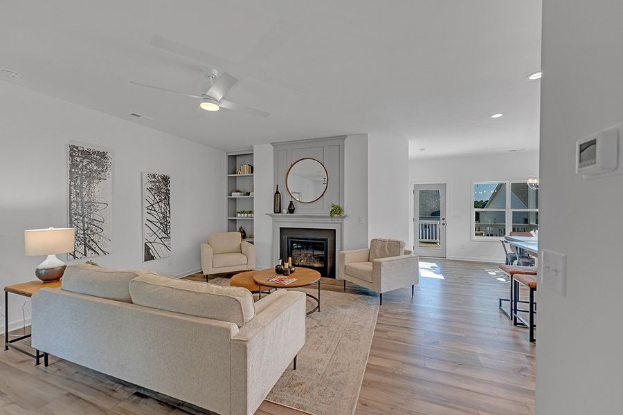 Representative furnished interior of a home built from the Blossom by Great Southern Homes in Oak Hollow, Longs (Image 9).