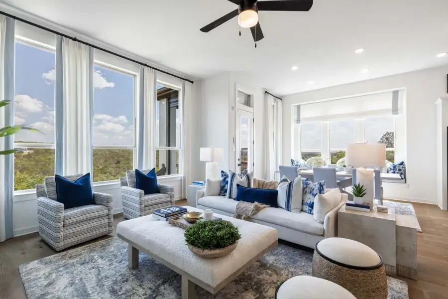 Representative Family Room - some options shown Representative Family Room - some options shown