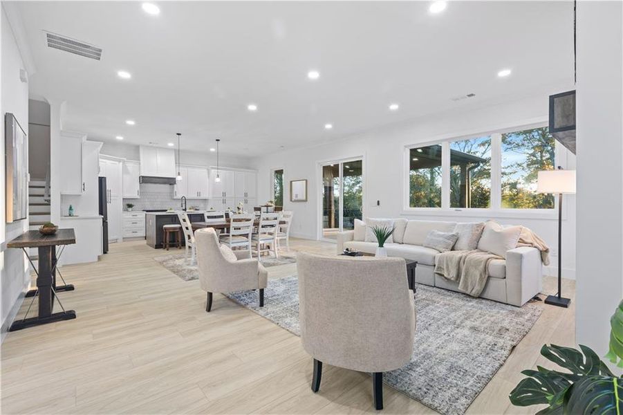 Furnished interior view inside a new home in , Lawrenceville (Image 17).
