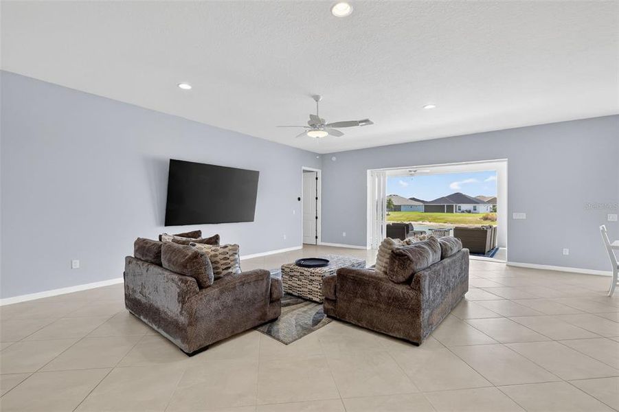 Furnished interior view inside a new home in , The Villages (Image 29).