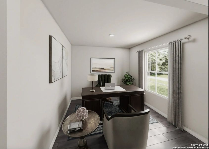 Furnished interior view inside a new home in Las Colinas, Kenedy (Image 4).