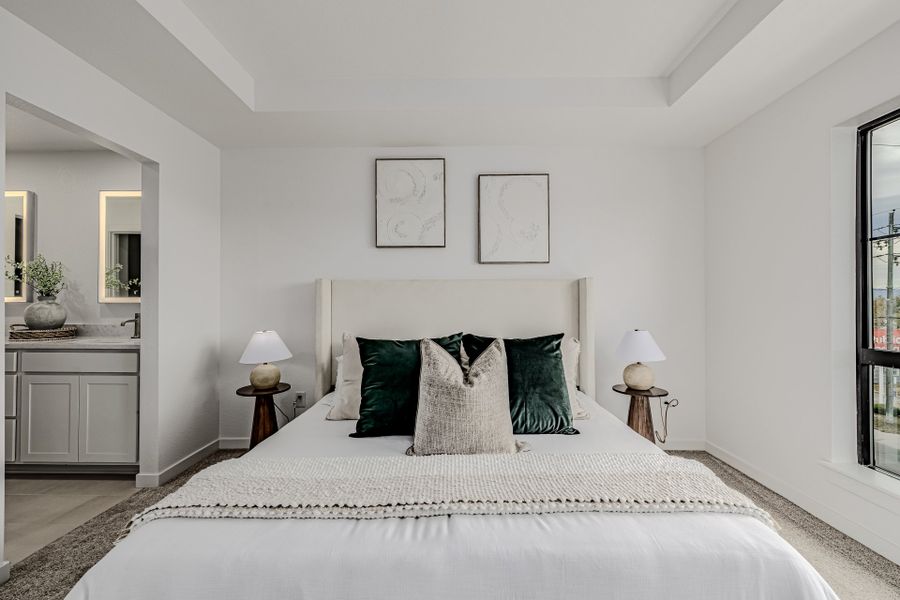 Furnished interior view inside a new home in The Hub at Virginia Village, Denver (Image 16).