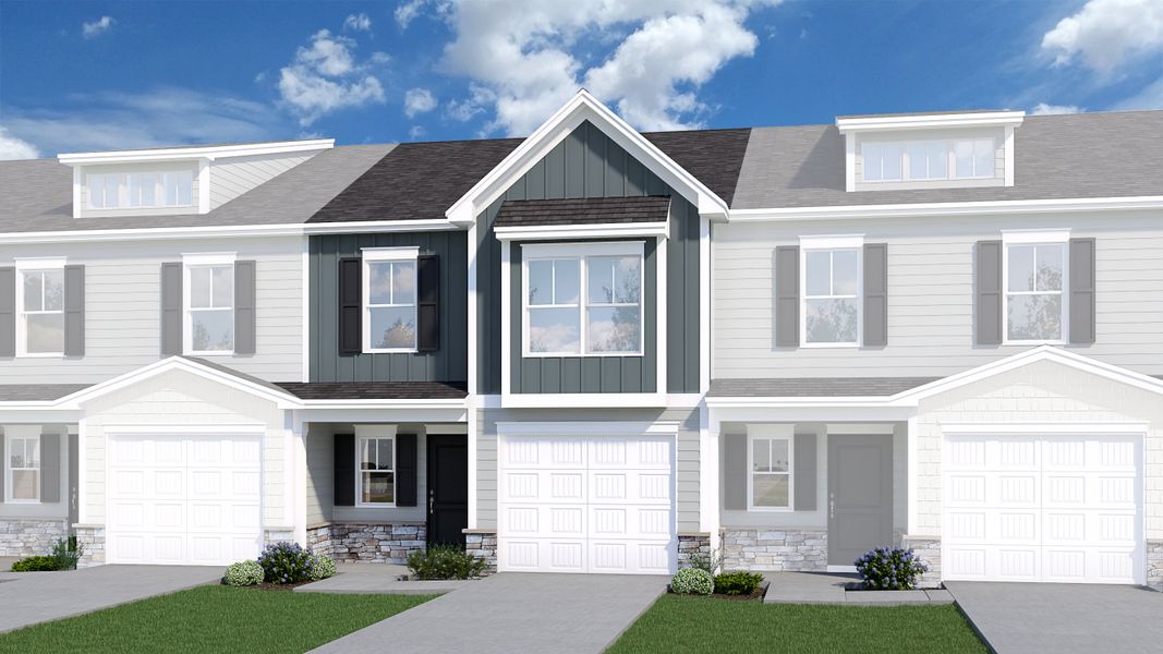 Representative exterior photo of a completed home built from the Stoneycreek in Aberdeen by Veranda Homes in Aberdeen, Fountain Inn, SC (Image 21).