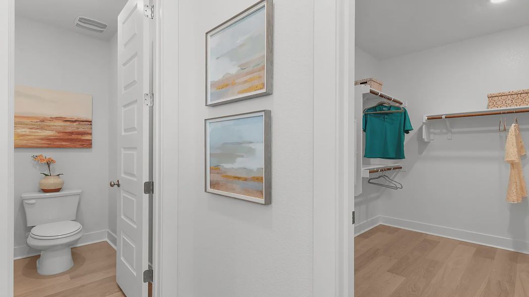 Furnished interior view inside a new home in Santa Rita Ranch, Liberty Hill (Image 21).