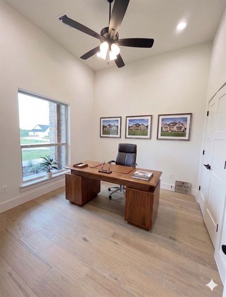 Furnished interior view inside a new home in The Ranches At Valley View, Springtown (Image 10).