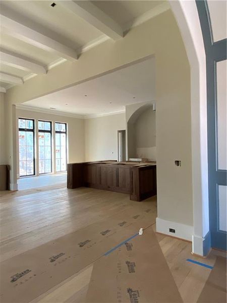 In-progress construction of a new home in , Acworth, GA (Image 10).