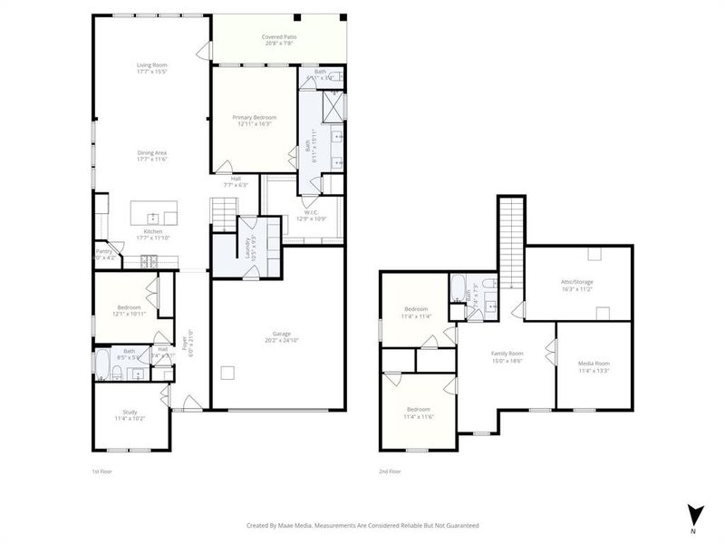 2D floor plan layout of this home in Eastridge, McKinney, TX (Image 4).